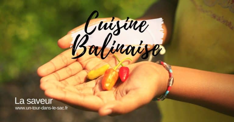 La cuisine Balinaise