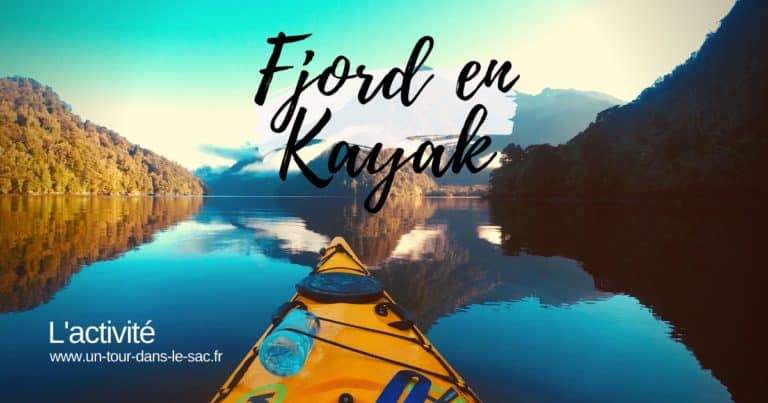 Norvège Fjord kayak