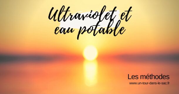Ultraviolet et eau potable