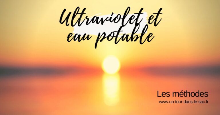 Ultraviolet et eau potable
