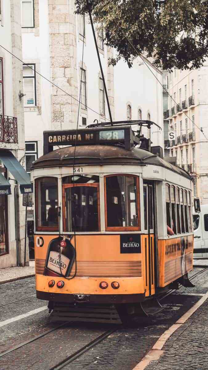 tramway Lisbonne