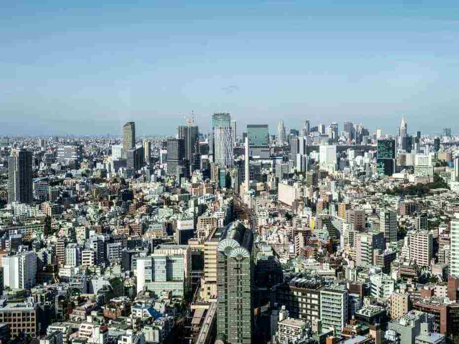 Tokyo vue panoramique