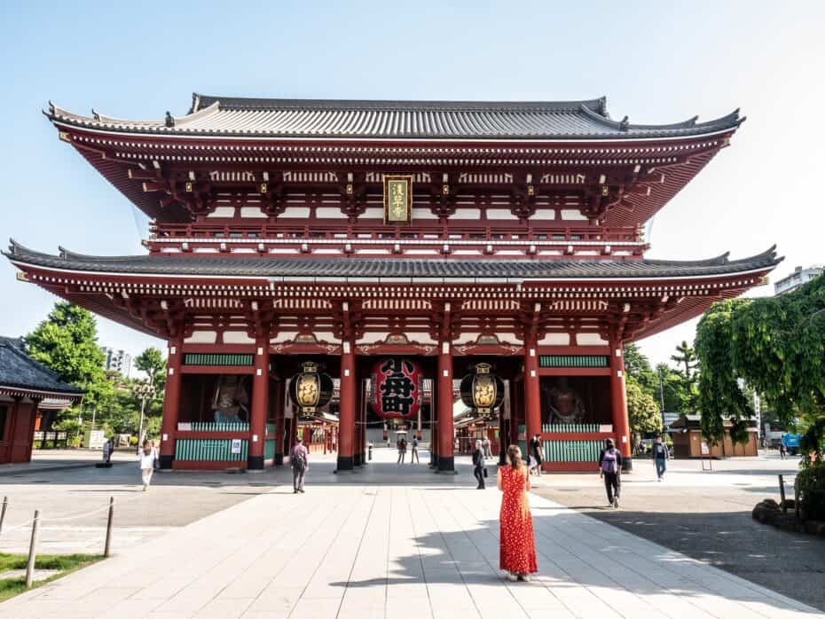 Tokyo Asakusa temple Pagode