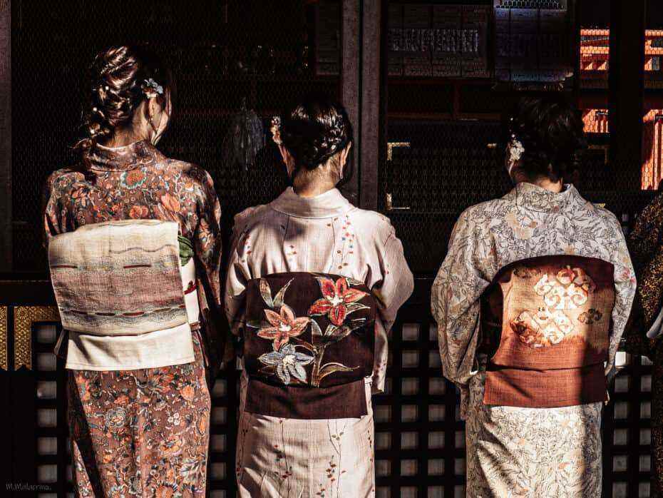 le kimono à Kyoto