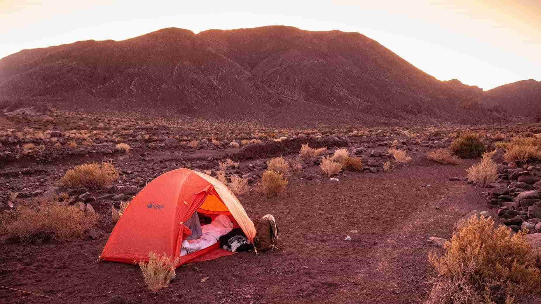 bivouac désert Atacama