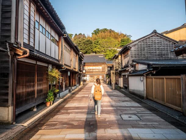 Visiter Kanazawa vieux quartier ruelle