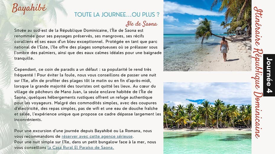 Extrait Ebook République Dominicaine 10 jours itinéraire