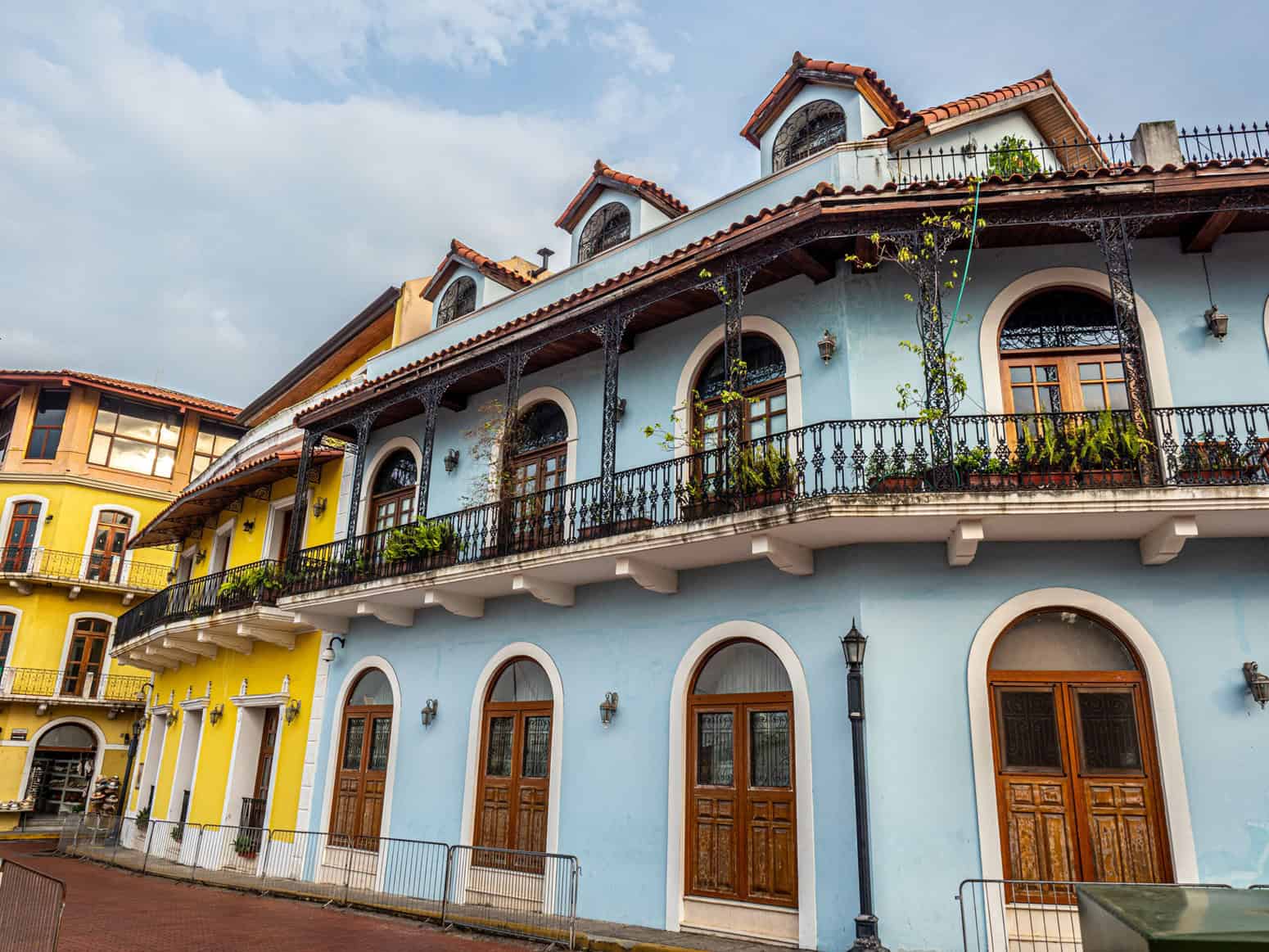 maisons colorées Casco Viejo Panama City