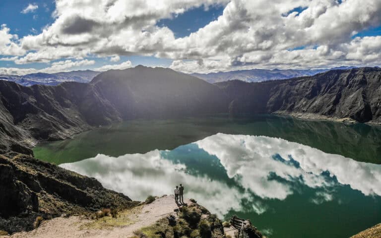 Cratère Quilotoa lagune