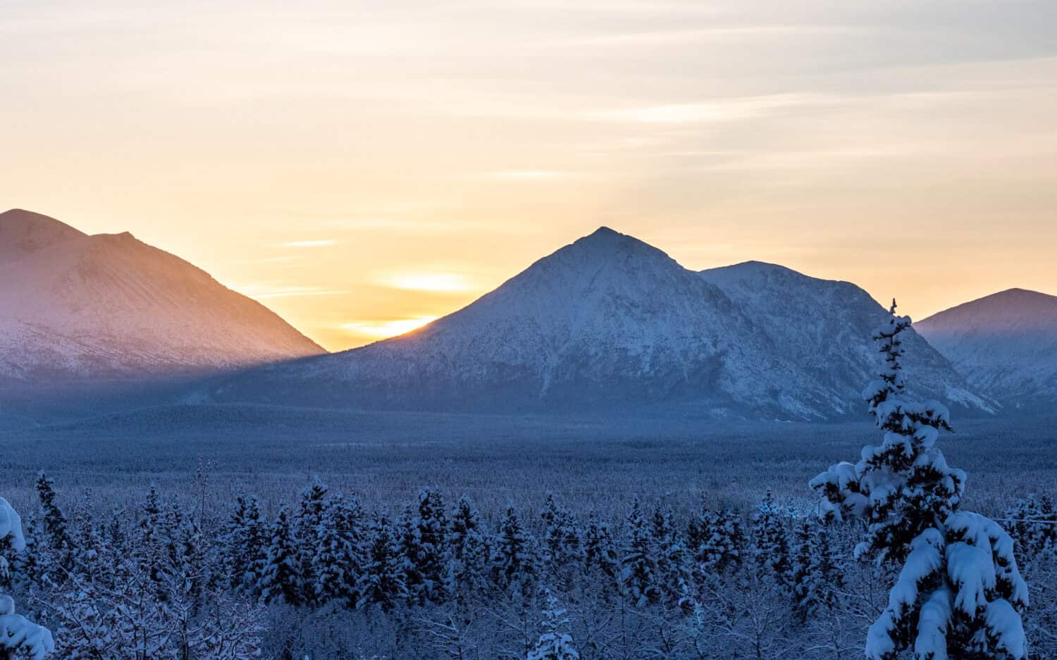 Parc national de Kluane en hiver, Yukon
