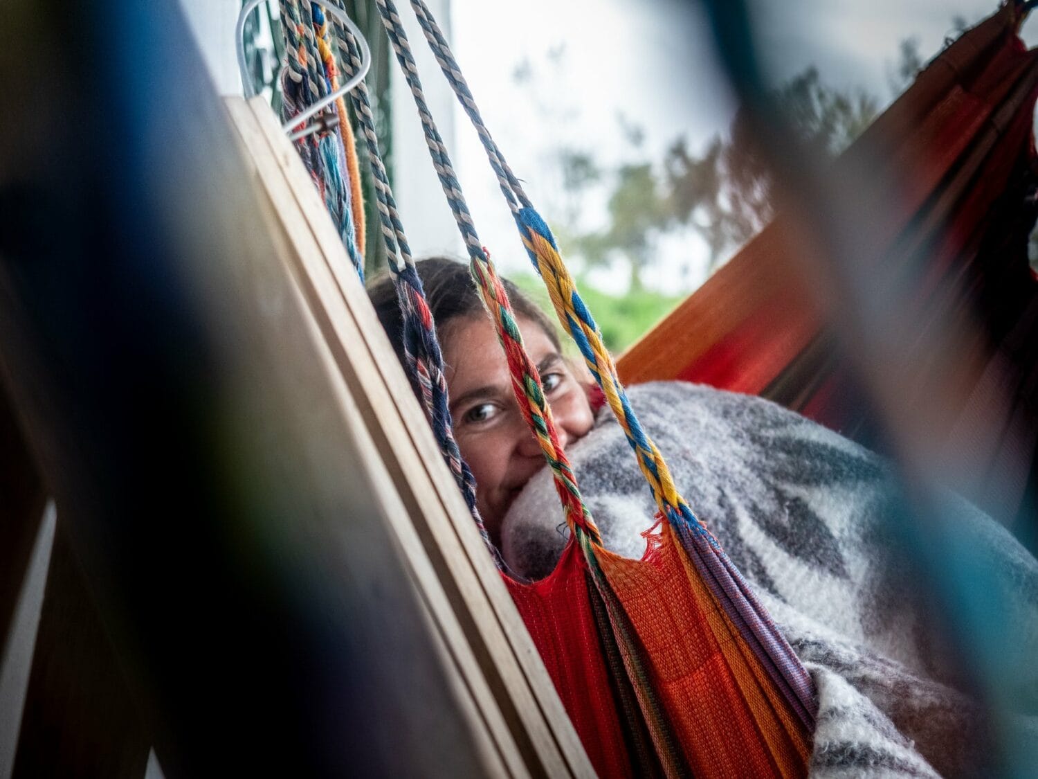 Pause dans un hamac dans la campagne d’Otavalo