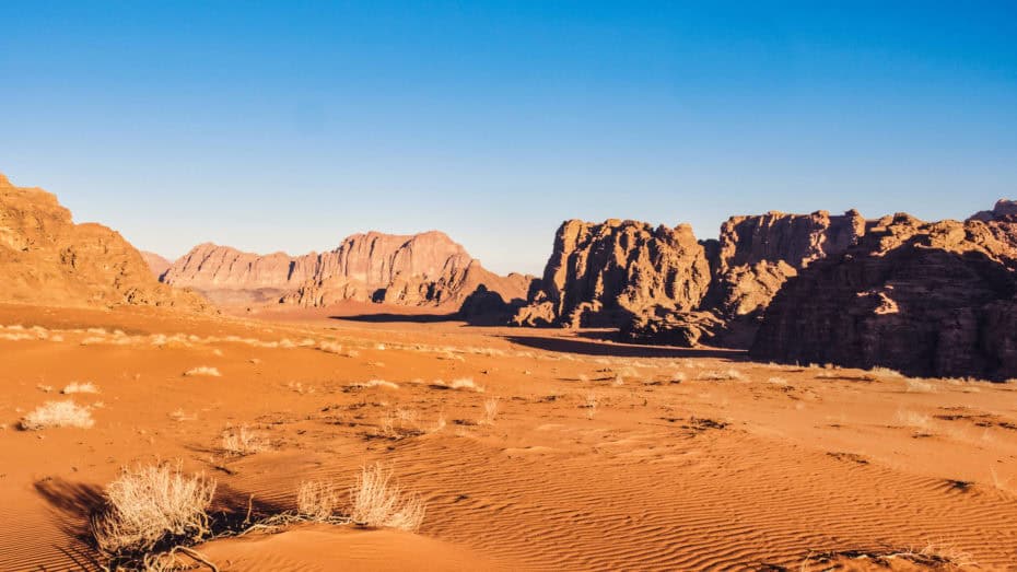 désert wadi rum Jordanie