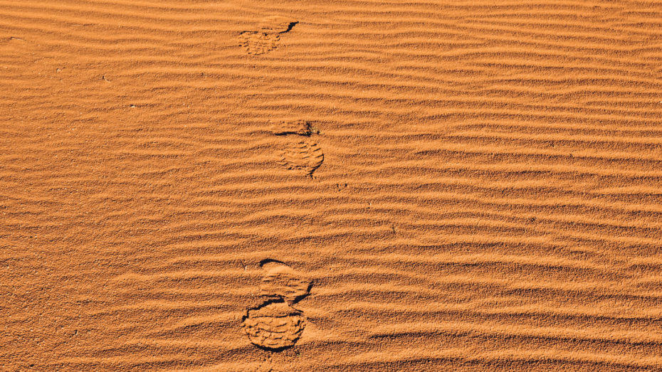 wadi rum sable couleur