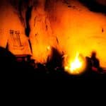 feu de camp Wadi Rum