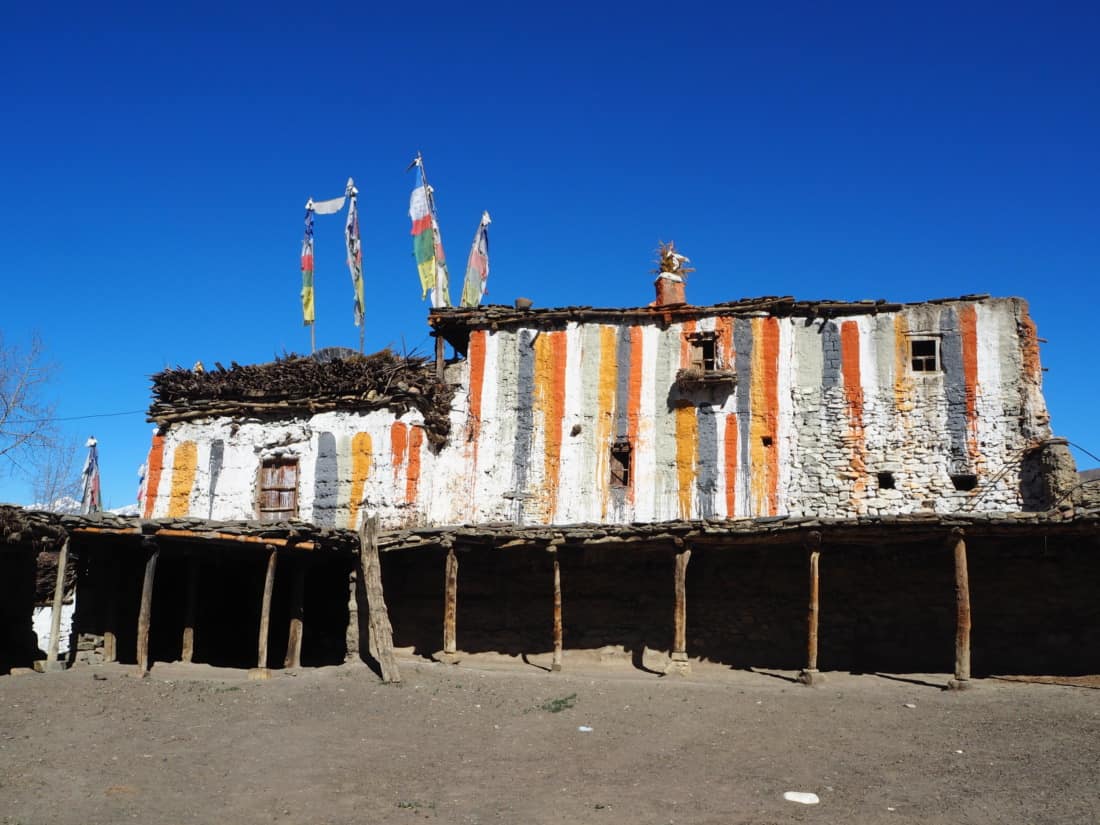 maison peinte, Himalaya