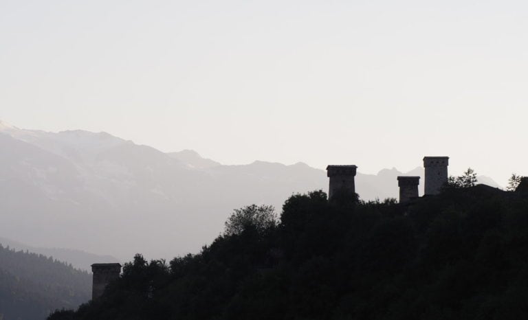 Les tours défensives de Géorgie.