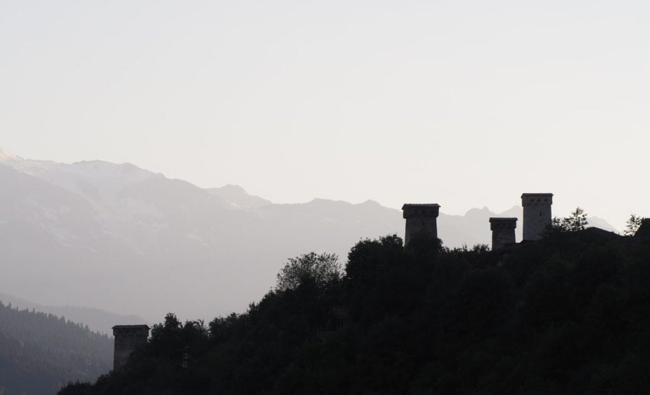 Les tours défensives de Géorgie.