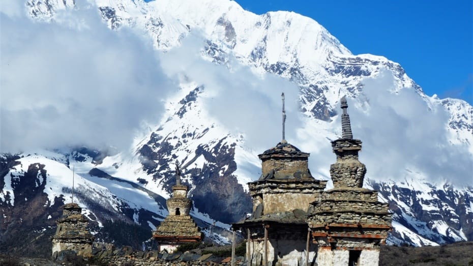 Temple chemin Annapurna