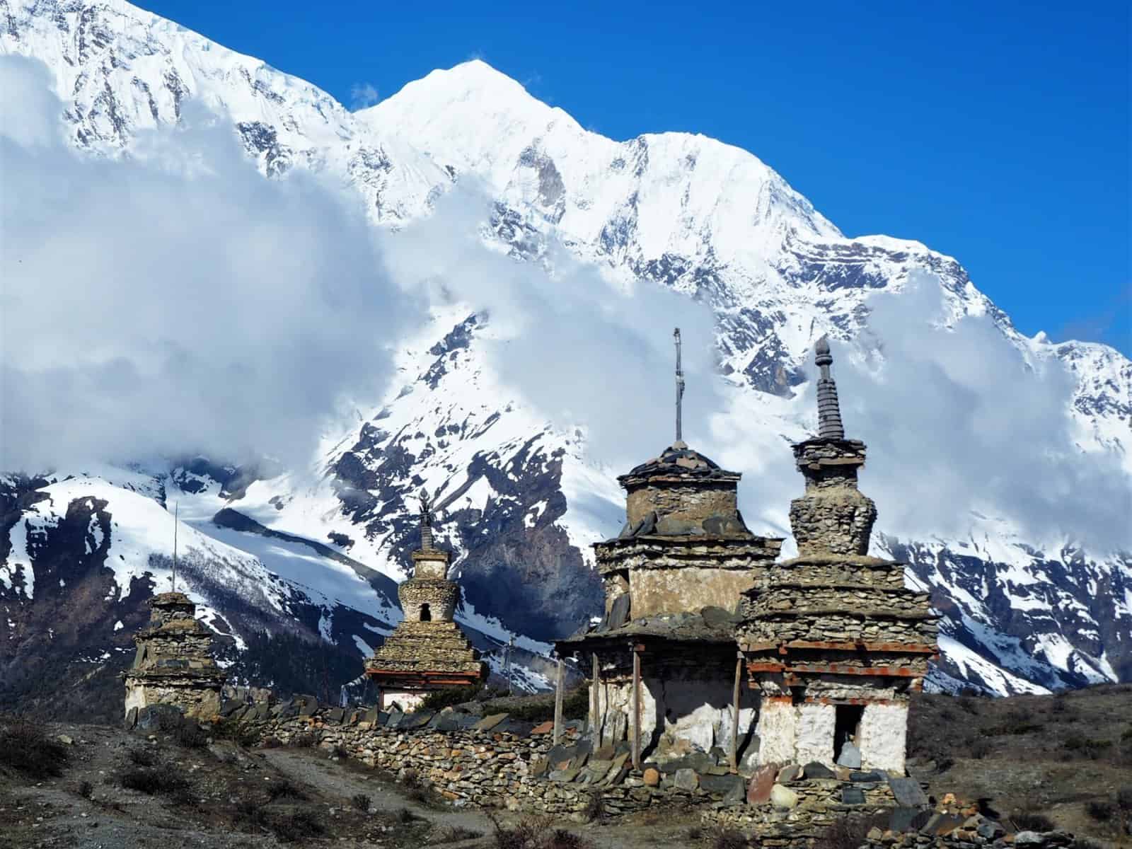 Temple chemin Annapurna